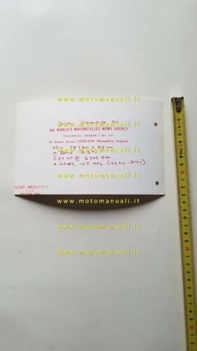 Ducati 50 Scrambler 1970 foto originale cartella stampa no depliant …