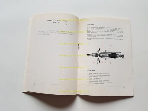 Ducati 50 SL- SL1- SL2-100 Cadet\Mountaineer 1969 manuale uso originale …