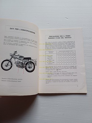 Ducati 50 SL- SL1- SL2-100 CadetMountaineer 1969 manuale uso originale …