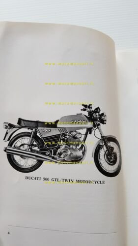 Ducati 500 Desmo - GTL 1976 manuale uso manutenzione originale …
