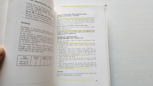 Ducati 500 Desmo - GTL 1976 manuale uso manutenzione originale …