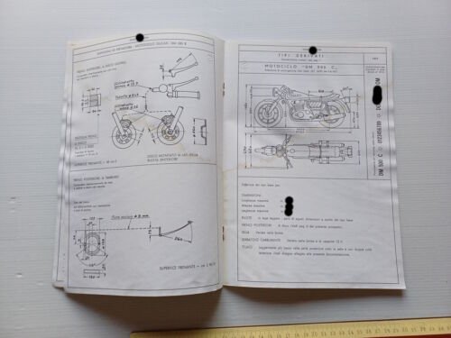 Ducati 500 GTL - SPORT DESMO 1975-77 scheda omologazione DGM …