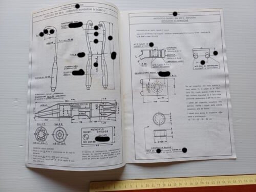 Ducati 500 GTL 1975 scheda omologazione DGM Facsimile originale