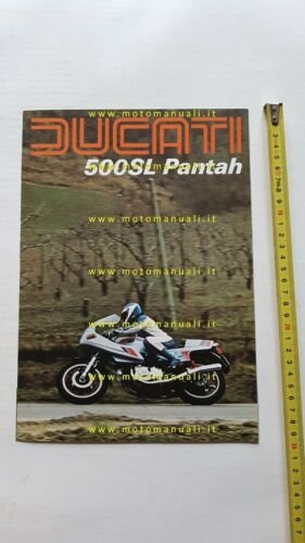 Ducati 500 SL Pantah 1979 depliant originale ITALIANO moto brochure