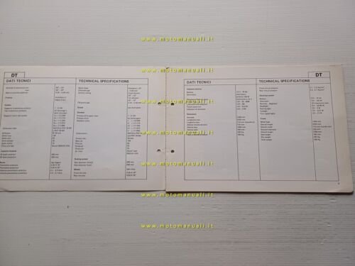 Ducati 500 Sport Desmo 1977 aggiornamento manuale officina 350-500 GTL …