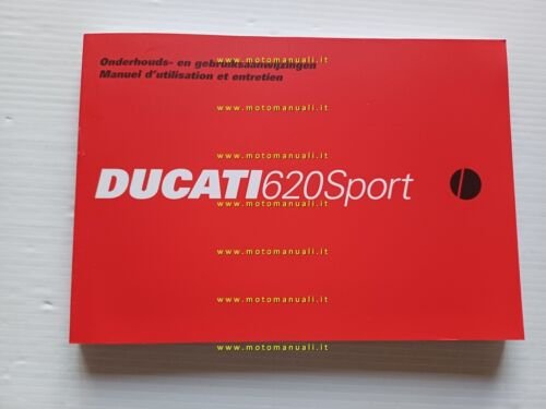 Ducati 620 Sport 2002 manuale uso libretto istruzioni testo Francese …