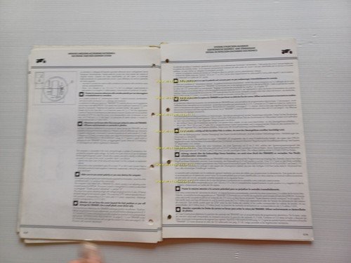 Ducati 748 Desmoquattro AGGIORNAMENTO originale 1995 manuale officina 916