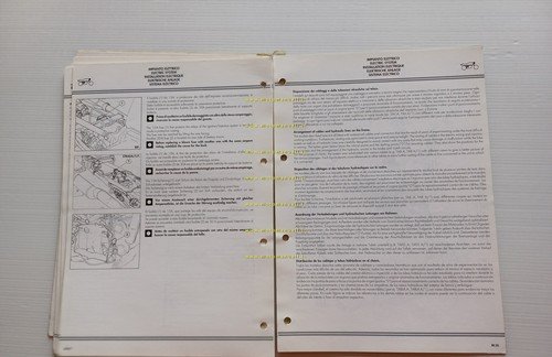 Ducati 748 Desmoquattro AGGIORNAMENTO originale 1995 manuale officina 916