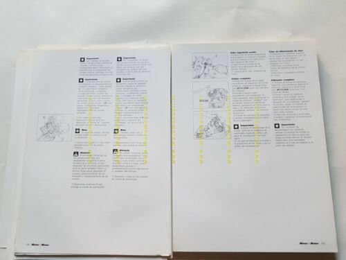 DUCATI 748 R 2001 manuale officina Spagnolo Portoghese WORKSHOP MANUAL
