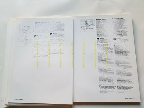 DUCATI 748 R 2001 manuale officina Spagnolo Portoghese WORKSHOP MANUAL