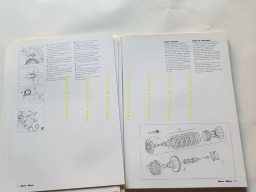 DUCATI 748 R 2001 manuale officina Spagnolo Portoghese WORKSHOP MANUAL