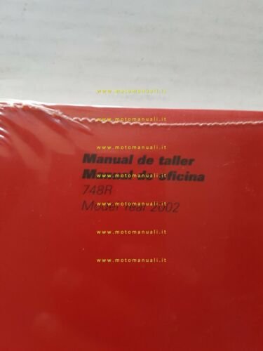 DUCATI 748 R 2002 manuale officina SPAGNOLO PORTOGHESE originale WORKSHOP …