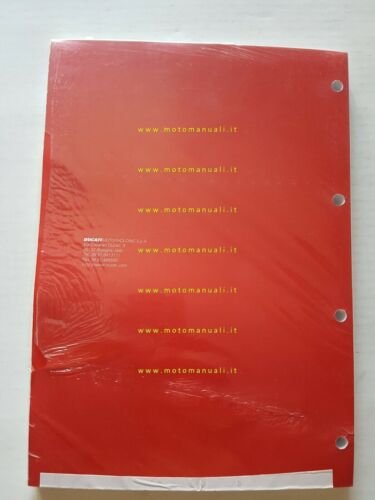 DUCATI 748 R 2002 manuale officina SPAGNOLO PORTOGHESE originale WORKSHOP …