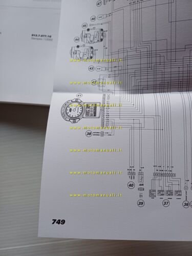 Ducati 749 2002-03 manuale uso libretto istruzioni testo Francese Olandese