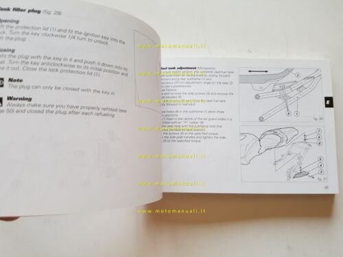 DUCATI 749 2002-03 manuale uso manutenzione ITALIANO originale owner's manual