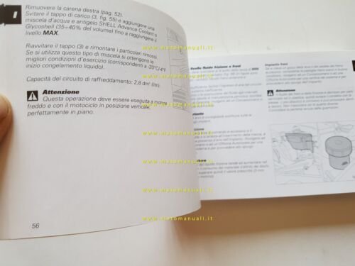 DUCATI 749 2002-03 manuale uso manutenzione ITALIANO originale owner's manual