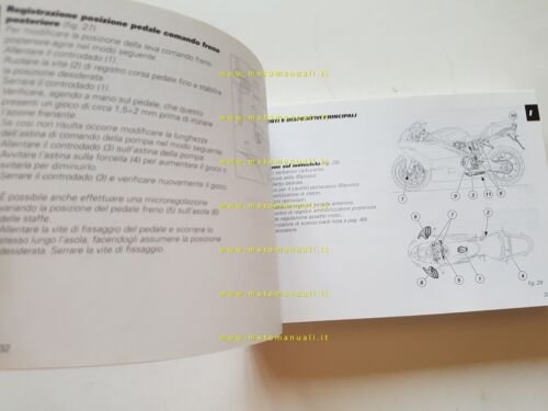 DUCATI 749 2002-03 manuale uso manutenzione ITALIANO originale owner's manual