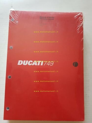 DUCATI 749-DARK-S 2005 manuale officina ITALIANO INGLESE originale SHOP MANUAL
