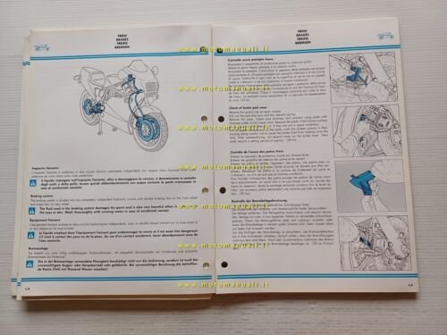 Ducati 750 F1- Montiujch 1986 manuale officina originale genuine workshop …
