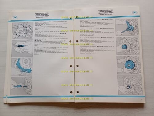 Ducati 750 F1- Montiujch 1986 manuale officina originale genuine workshop …