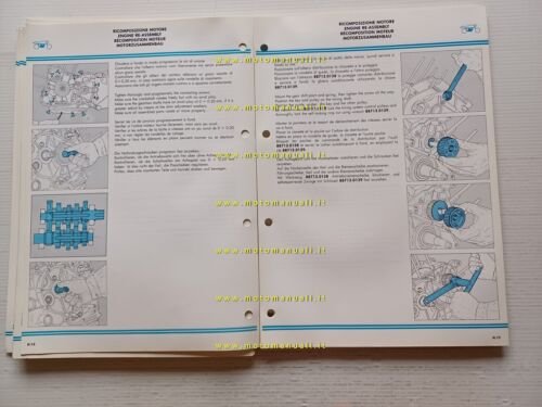 Ducati 750 F1- Montiujch 1986 manuale officina originale genuine workshop …