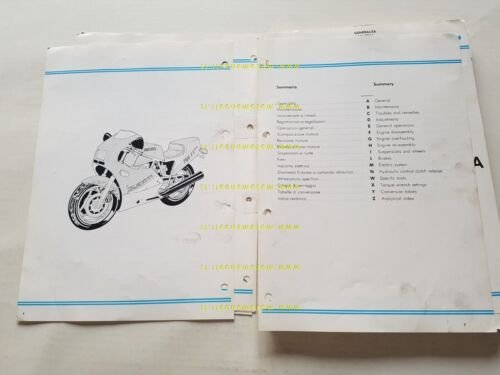 Ducati 750 F1 1985 manuale officina originale genuine workshop manual