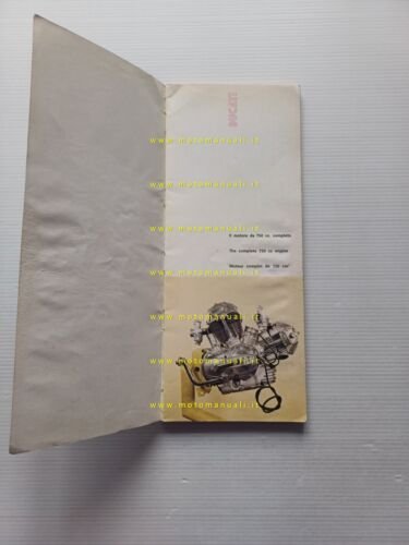Ducati 750 GT 1972 manuale officina originale italiano workshop manual
