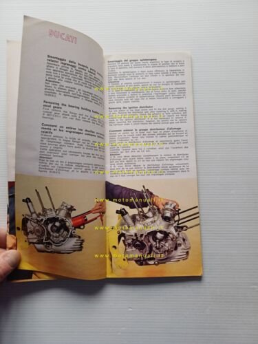 Ducati 750 GT 1972 manuale officina originale italiano workshop manual