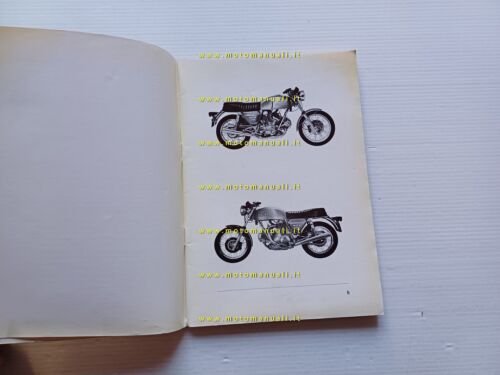 Ducati 750 GT 1972 manuale uso manutenzione libretto italiano originale