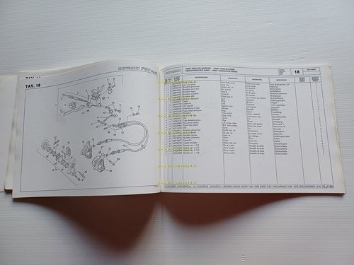 Ducati 750 Paso 1986 catalogo ricambi originale spare parts catalog