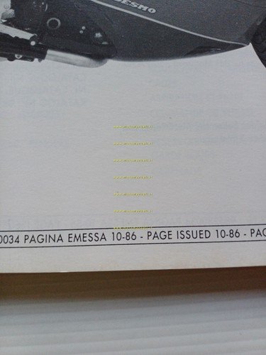 Ducati 750 Paso 1986 catalogo ricambi originale spare parts catalog