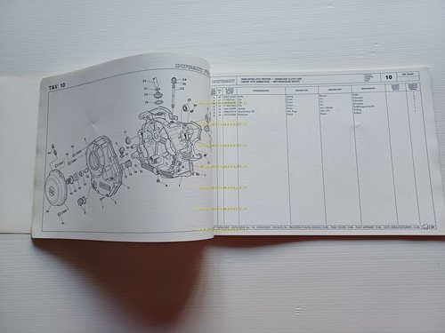 Ducati 750 Paso 1986 catalogo ricambi originale spare parts catalog