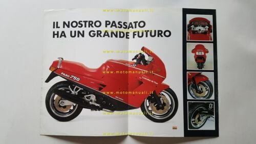 Ducati 750 Paso 1986 depliant originale