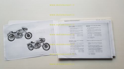 Ducati 750 SS - 900 SS 1975-1976 catalogo ricambi originale …