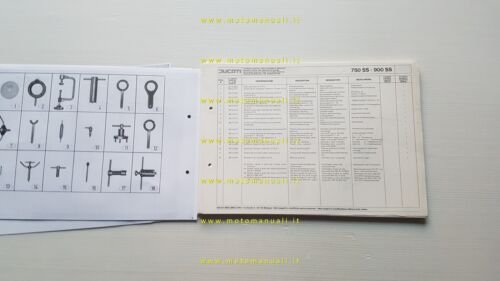 Ducati 750 SS - 900 SS 1975-1976 catalogo ricambi originale …