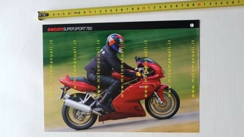 Ducati 750 SuperSport 1999 depliant INGLESE originale brochure