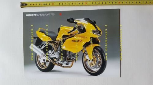 Ducati 750 SuperSport 1999 depliant originale brochure