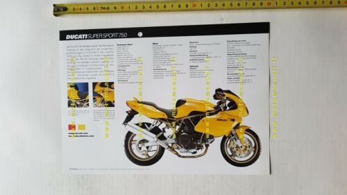 Ducati 750 SuperSport 1999 depliant originale brochure