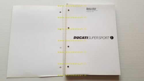 DUCATI 750 SuperSport 750 Sport 2001 manuale officina originale Italiano …