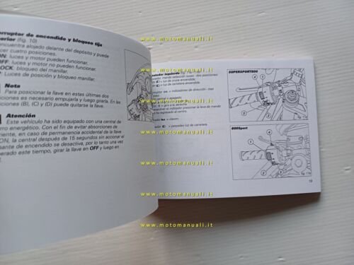 Ducati 800 Supersport - Sport 2002 manuale uso libretto istruzioni …