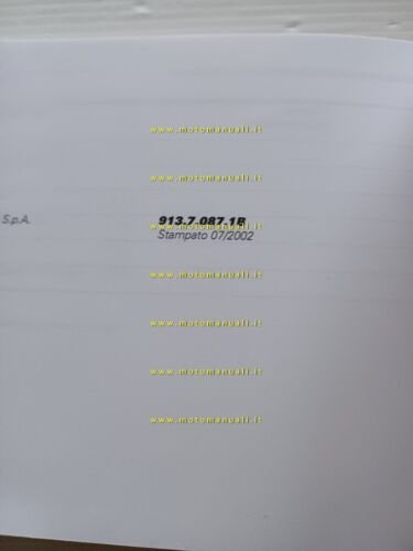 Ducati 800 Supersport - Sport 2002 manuale uso libretto istruzioni …