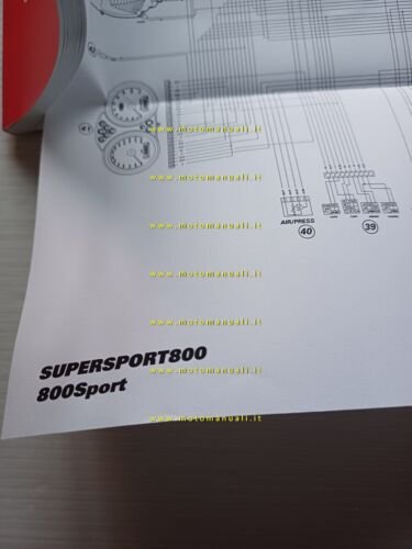 Ducati 800 Supersport - Sport 2002 manuale uso libretto istruzioni …