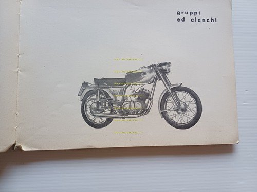 Ducati 85 Sport catalogo ricambi originale italiano