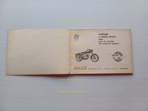Ducati 85 Turismo catalogo ricambi originale