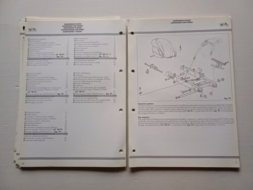 Ducati 851 S.P. 1989-91- Superbike 1991 AGGIORNAMENTO manuale officina originale