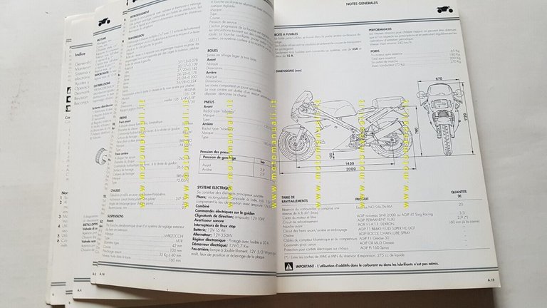 Ducati 851 Superbike 1989-90 manuale officina originale workshop manual