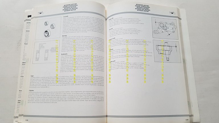 Ducati 851 Superbike 1989-90 manuale officina originale workshop manual