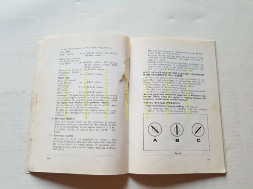 Ducati 860 1975 manuale uso manutenzione originale INGLESE owner's manual