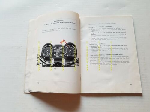 Ducati 860 1975 manuale uso manutenzione originale INGLESE owner's manual