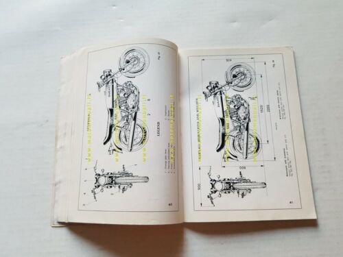 Ducati 860 1975 manuale uso manutenzione originale INGLESE owner's manual
